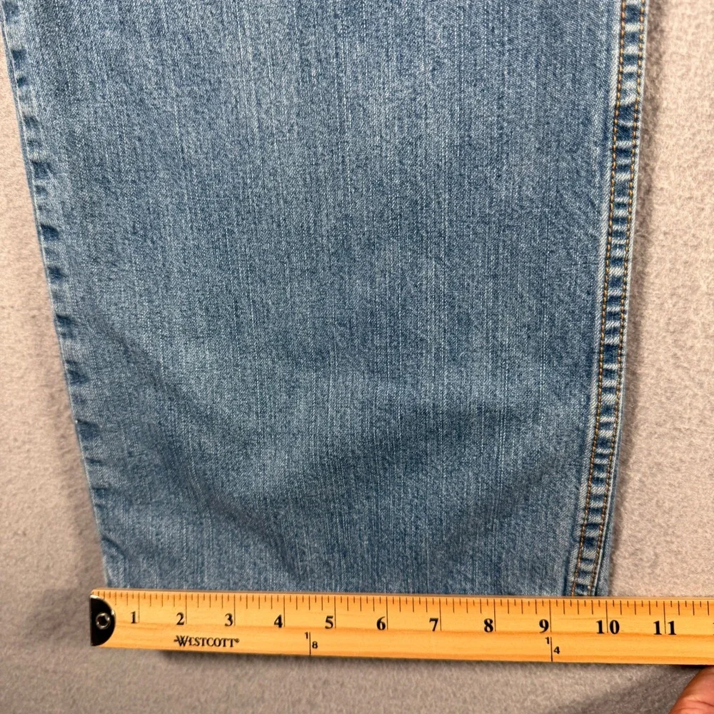 Levis 529 Low Rise Straight Jeans Mens 36x31 Light Wash Blue Denim 100% Cotton